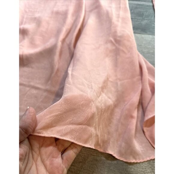 Vintage Victoria's Secret Gold Label Robe‎ Small Pink Lace Padded Shoulders 80s - Picture 14 of 16